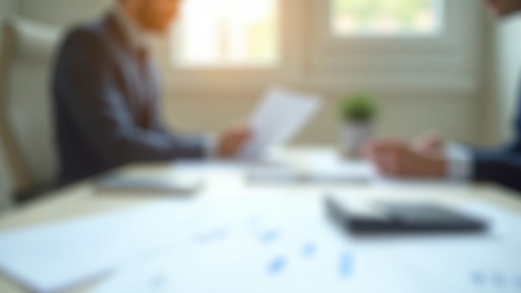 Bureau moderne avec documents fiscaux et ordinateur, représentant la planification fiscale professionnelle