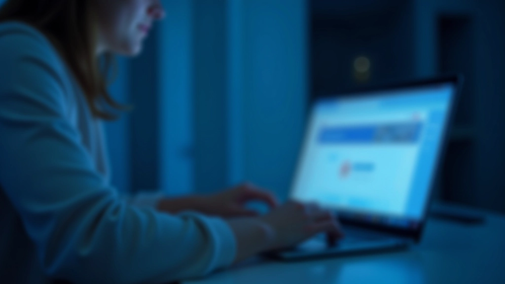 Personne travaillant sur un ordinateur portable accédant au portail impôts.gouv.fr